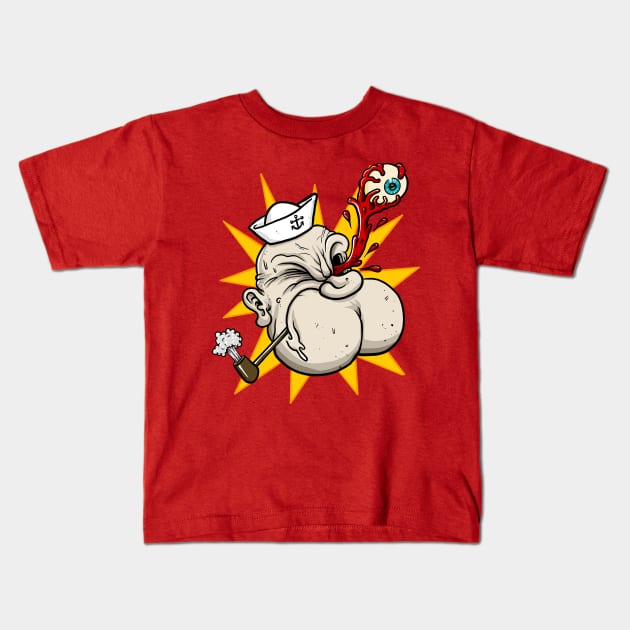 Popeye Kids T-Shirt by Brownlazer